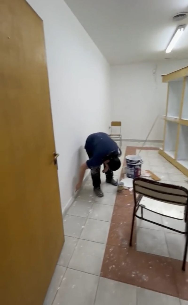 Pintando el interior