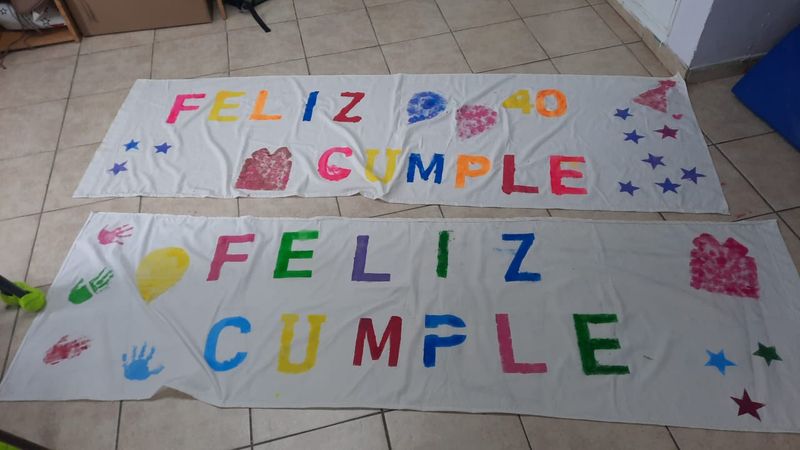 Banderas Feliz 40 Cumple
