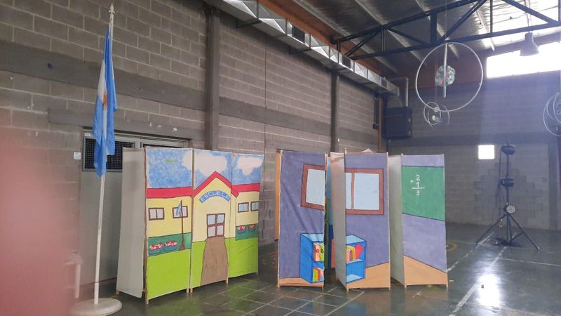 Escenografía de la obra teatral